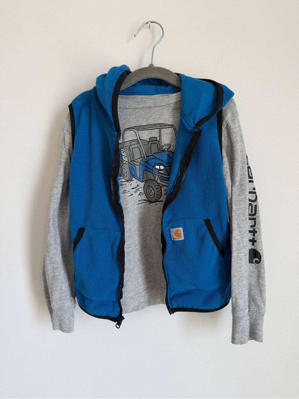 Carhartt Kids Toddler Vest Top Denim 3 pcs Set
